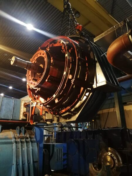 18-ton-dc-motor-change